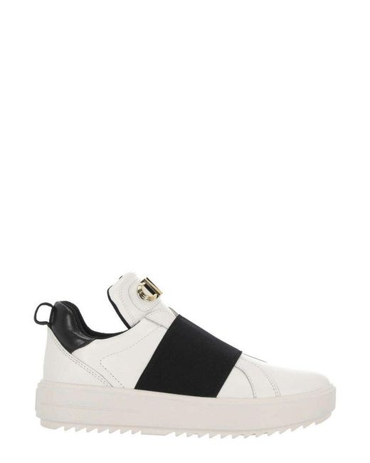 Michael Kors Black Emmett Embellished Slip-on Sneakers