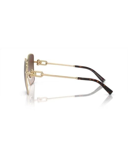 Tiffany & Co Brown Square Frame Sunglasses