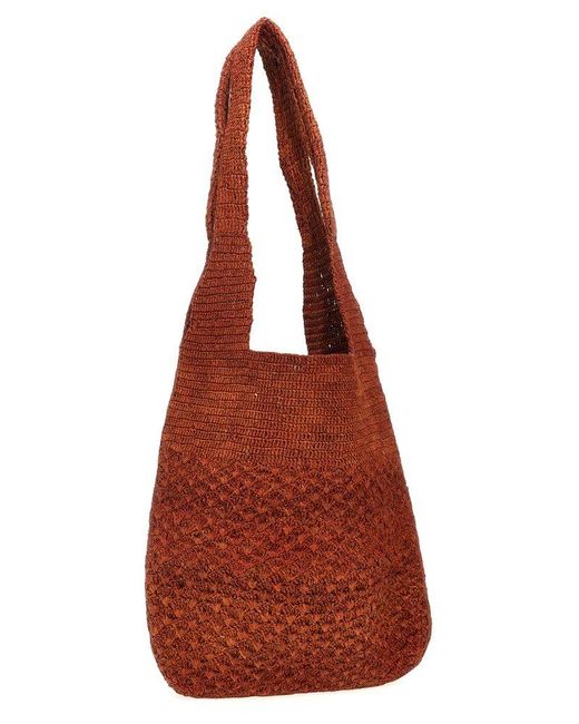 Isabel Marant Red Praia Medium Shopper Bag