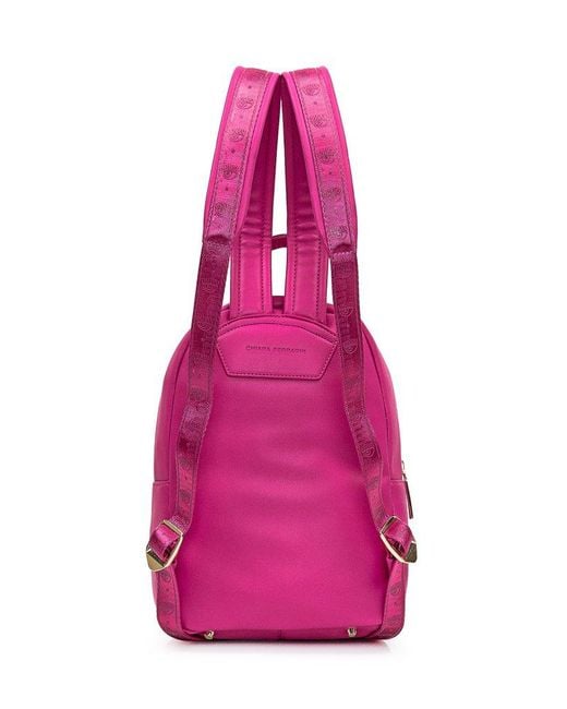 Chiara Ferragni Pink Eye Star Backpack