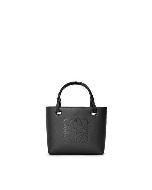 Loewe Black Anagram Mini Tote Bag