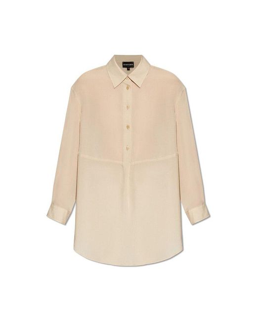 Giorgio Armani Natural Relaxed-Fitting Top