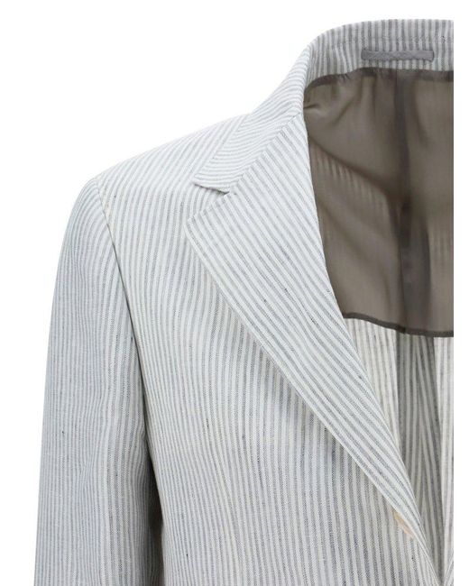 Brunello Cucinelli Gray Blazers E Vests for men