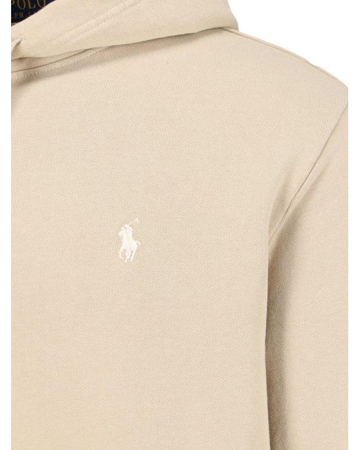 Polo Ralph Lauren Natural 'rigby Go' Logo Sweatshirt for men