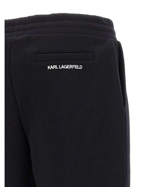 Karl Lagerfeld Blue 'ikonik 2,0' Joggers