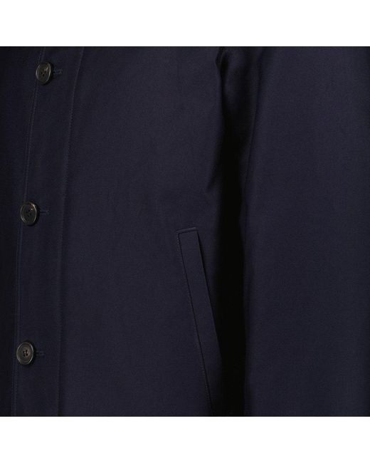 Prada Blue Long Sleeved Blouson Jacket for men