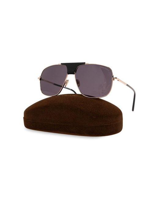 Tom Ford Purple Square-frame Sunglasses for men