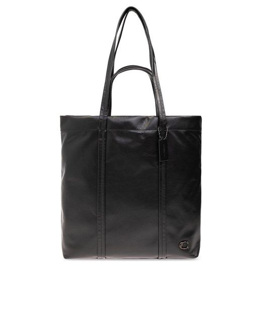 COACH Black Shopper Type Bag for men