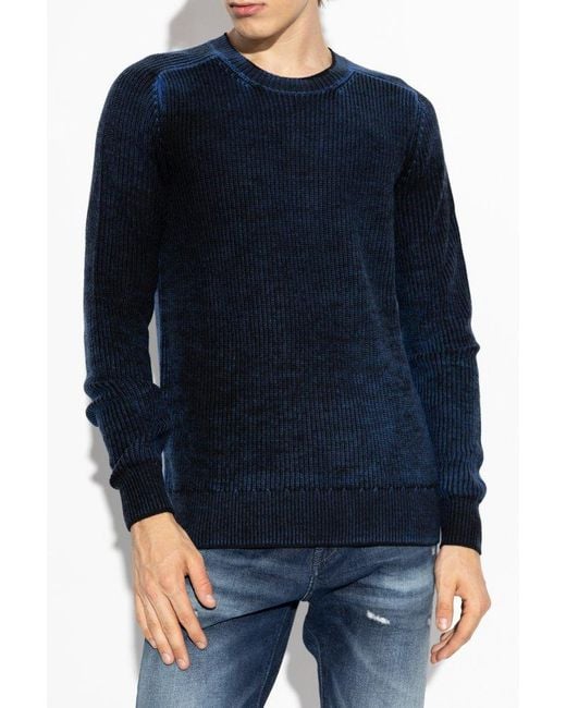 DIESEL Blue Sweater K-Arona for men