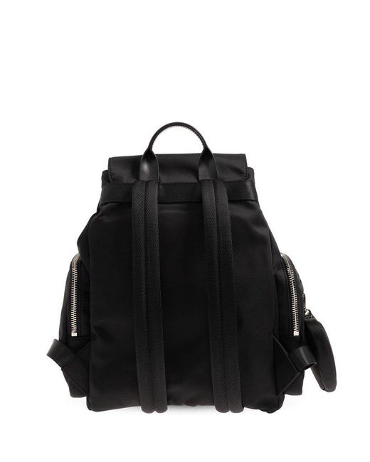 DSquared² Black Backpack With Logo,