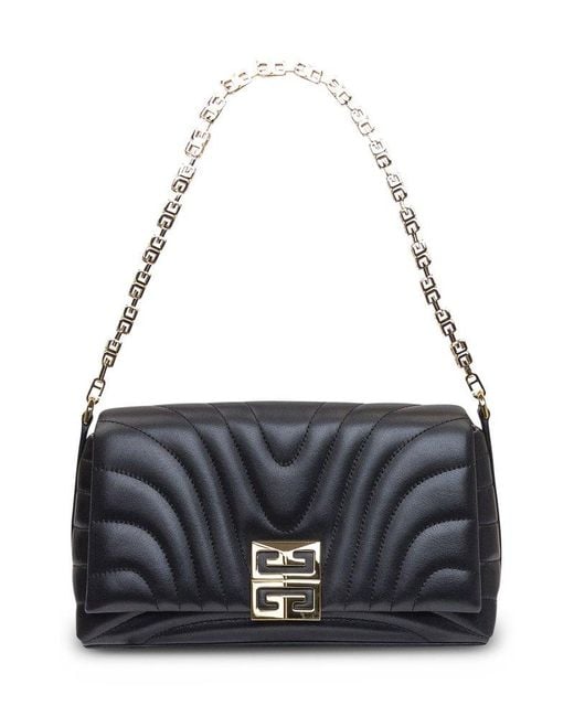 Givenchy Leather Small 4g Quilted Crossbody Bag in Black Lyst