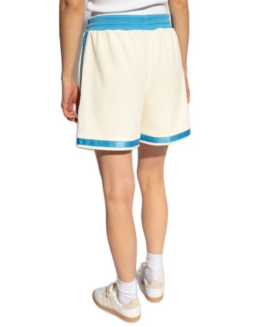 Adidas Originals Blue Shorts With Logo,