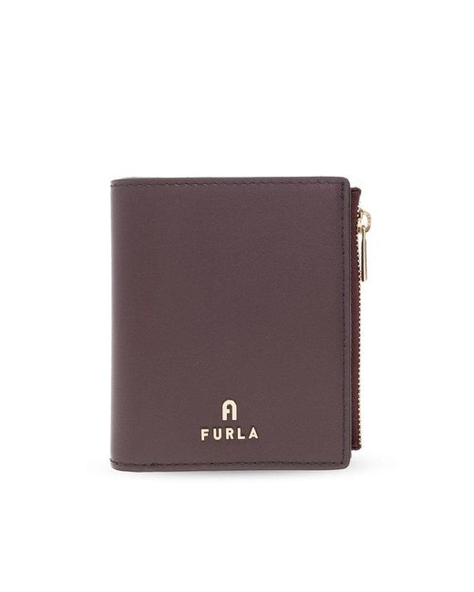 Furla Purple ‘Camelia Small’ Wallet With Logo
