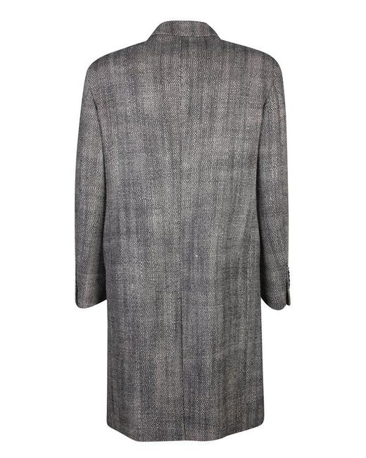 Tagliatore Gray Coats for men