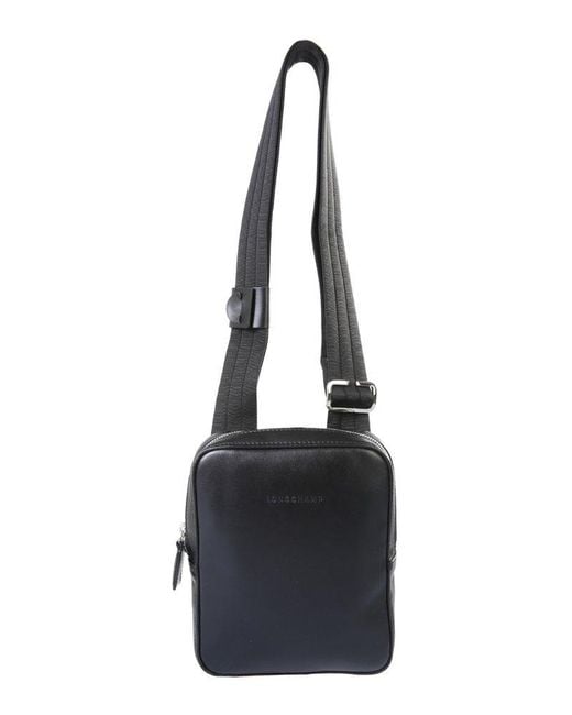 Longchamp Black Baxi Small Crossbody Bag for men