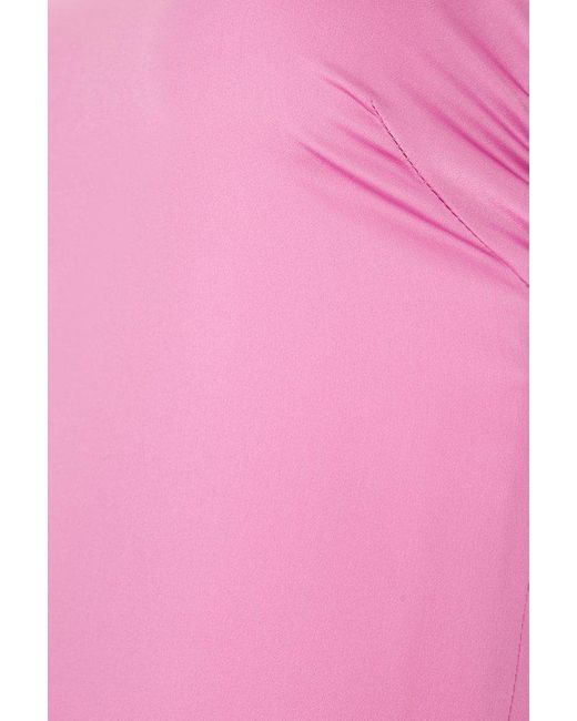 Max Mara Pianoforte Pink Max Mara Sleeveless Satin Bodysuit