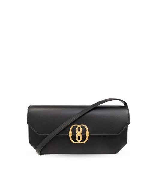 Bally Black 'emblem' Shoulder Bag,