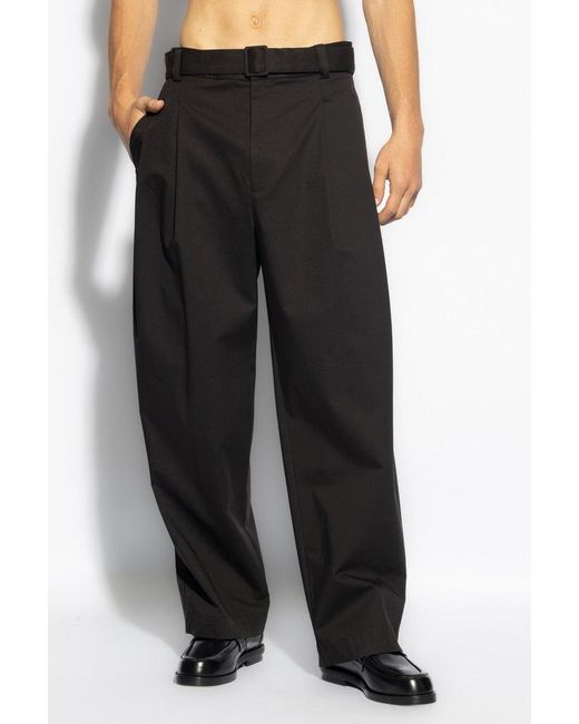 NWT ARMANI COLLEZIONI dress pants trousers solid black luxury Italy 52 |  eBay