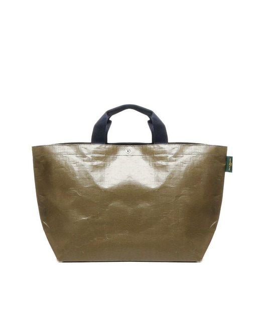 Herve Chapelier Green Classic Tote Bag