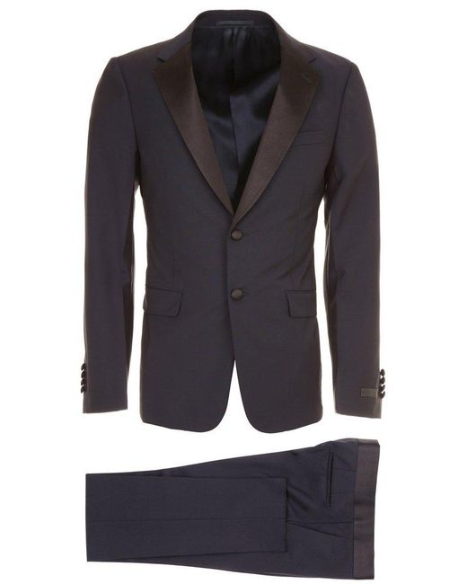 Prada Black Two Piece Tailored Suit for men