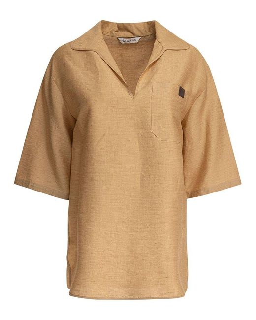Max Mara Natural Polo Shirts