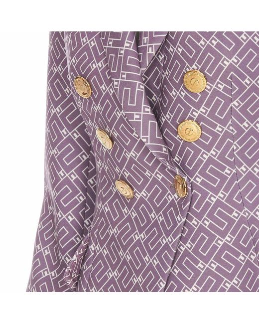 Elisabetta Franchi Purple Jackets