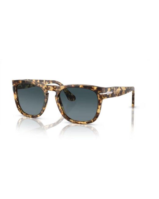 Persol Blue Square Frame Sunglasses