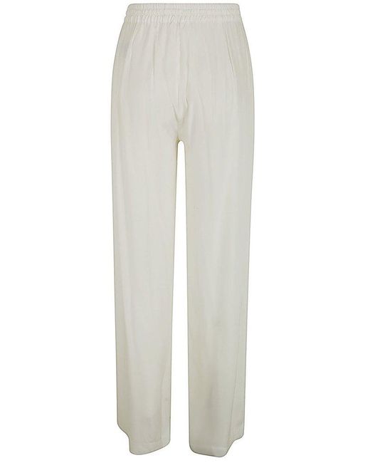 P.A.R.O.S.H. White Sofia Drawstring Pants
