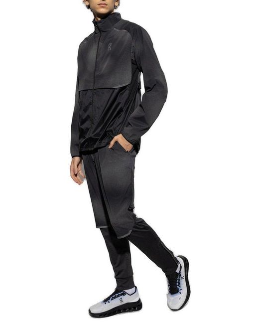 On Shoes Blue Drawstring Track Pants for men