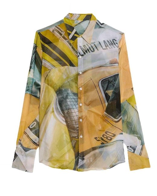 Helmut Lang Multicolor Relaxed Printed Shirt for men