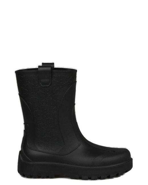 Dior Black Garden Rain Boots for men