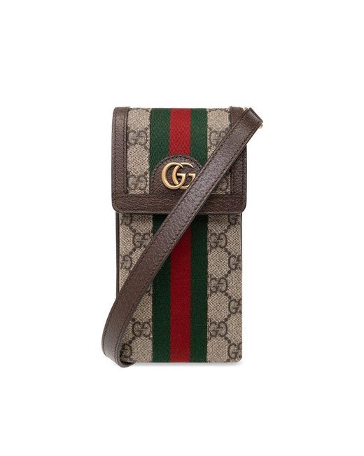 Gucci Black Strapped Phone Holder for men