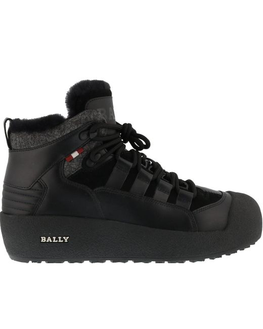 Bally Black Cusago Lace-up Boots for men