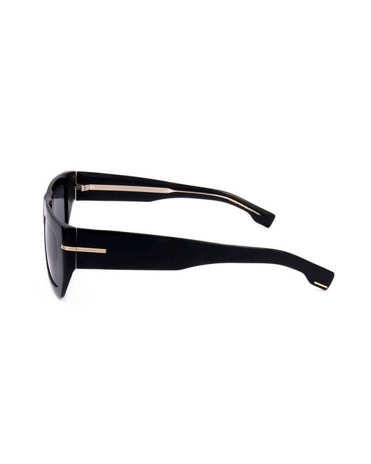 Boss Black Rectangular Frame Sunglasses for men