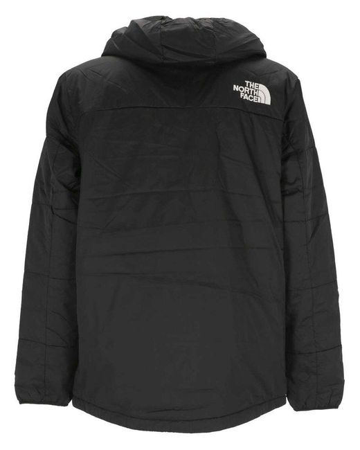 The North Face Black Himalayan Logo Embroidered Jacket for men