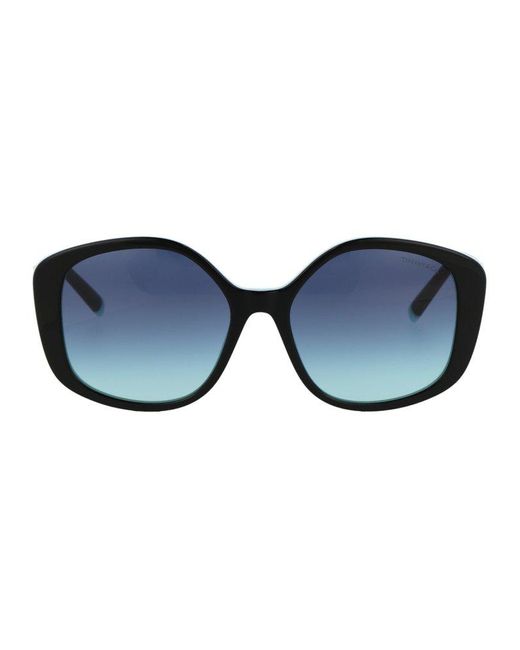 Tiffany & Co Blue Butterfly Frame Sunglasses