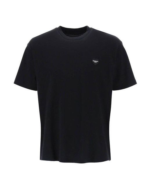 Carhartt WIP Black Double Heart T Shirt for men