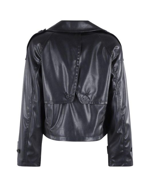 Urbancode Black Double-Breasted Coat