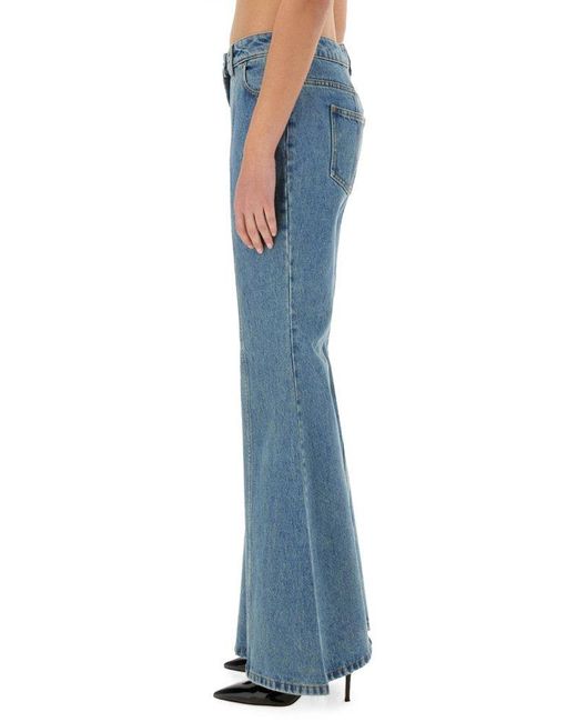 Nina Ricci Blue Flared Leg Jeans