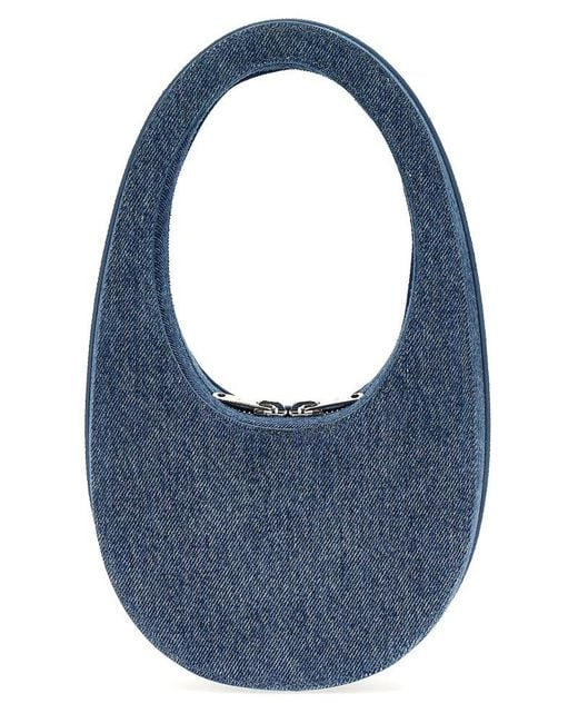 Coperni Blue Mini Swipe Bag Hand Bags
