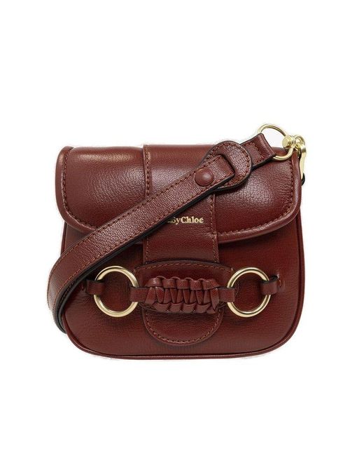 See By Chloé Saddie Satchel Bag in Brown Lyst