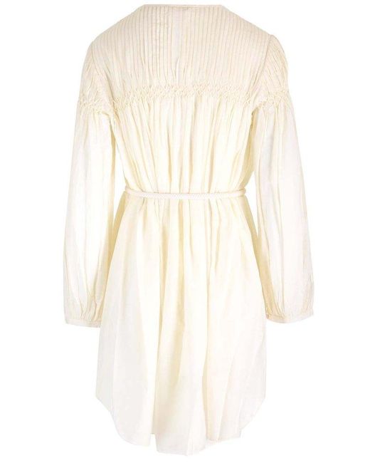 Isabel Marant White Adeliani Mini Dress
