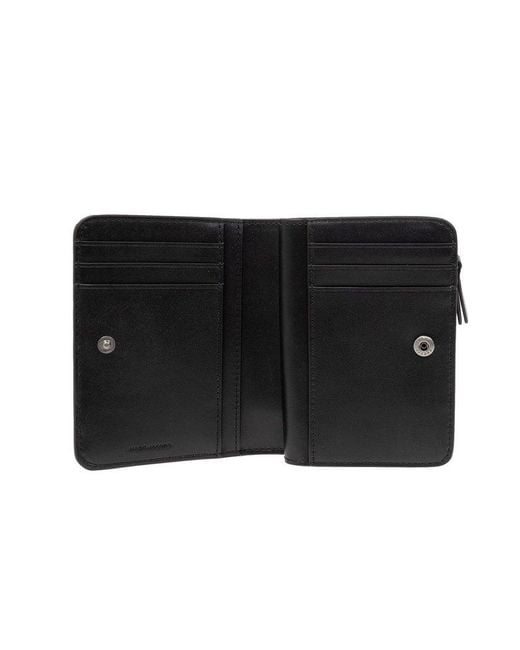 Marc Jacobs Black Wallet With Logo,
