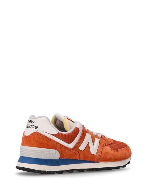 New Balance Red 574 Legacy Lace-Up Sneakers