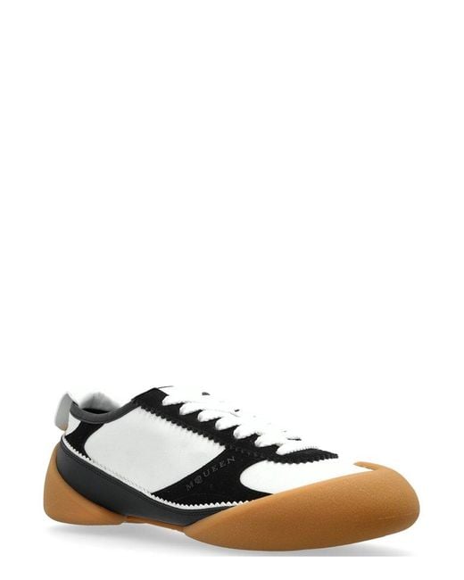Alexander McQueen Black Flexion Lace-Up Sneakers