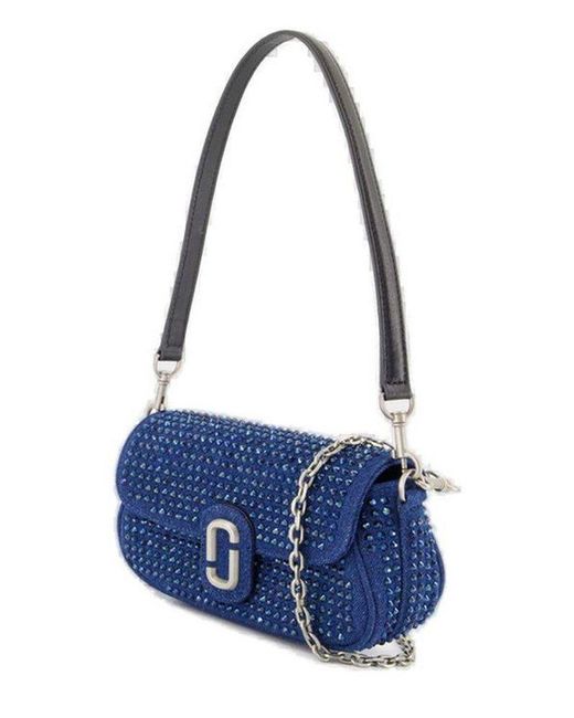 ショルダーバッグ・ポシェット The Clover Shoulder Bag - Marc Jacobs - Cotton - Blue Marc Jacobs Blue 'The Clover' Shoulder Bag Marc Jacobs