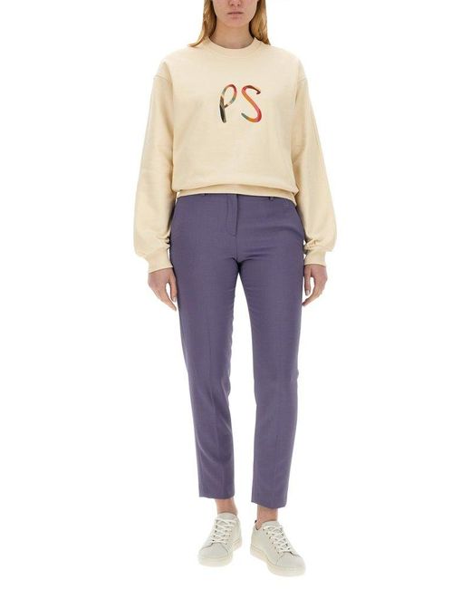 PS by Paul Smith Natural Sweatshirt With Logo