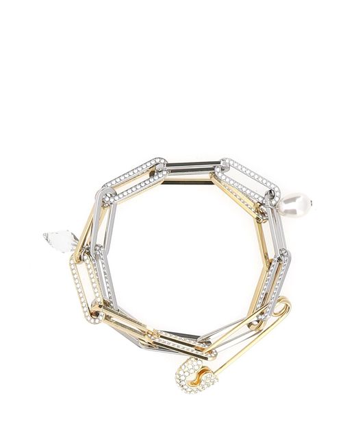 Swarovski So Cool Chain Bracelet in Metallic | Lyst