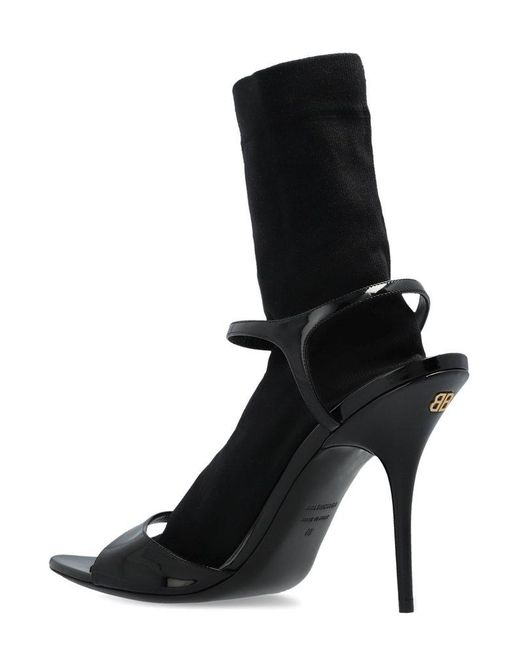 Balenciaga Black Avenue Sock Pumps