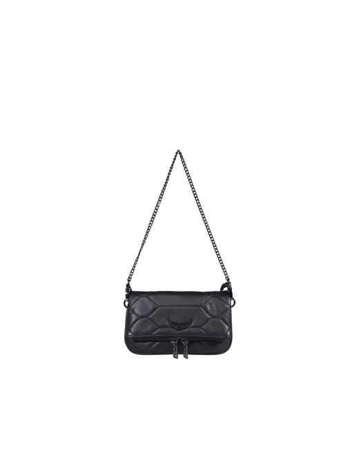 Zadig & Voltaire Rock Nano Crossbody Bag in Black Lyst
